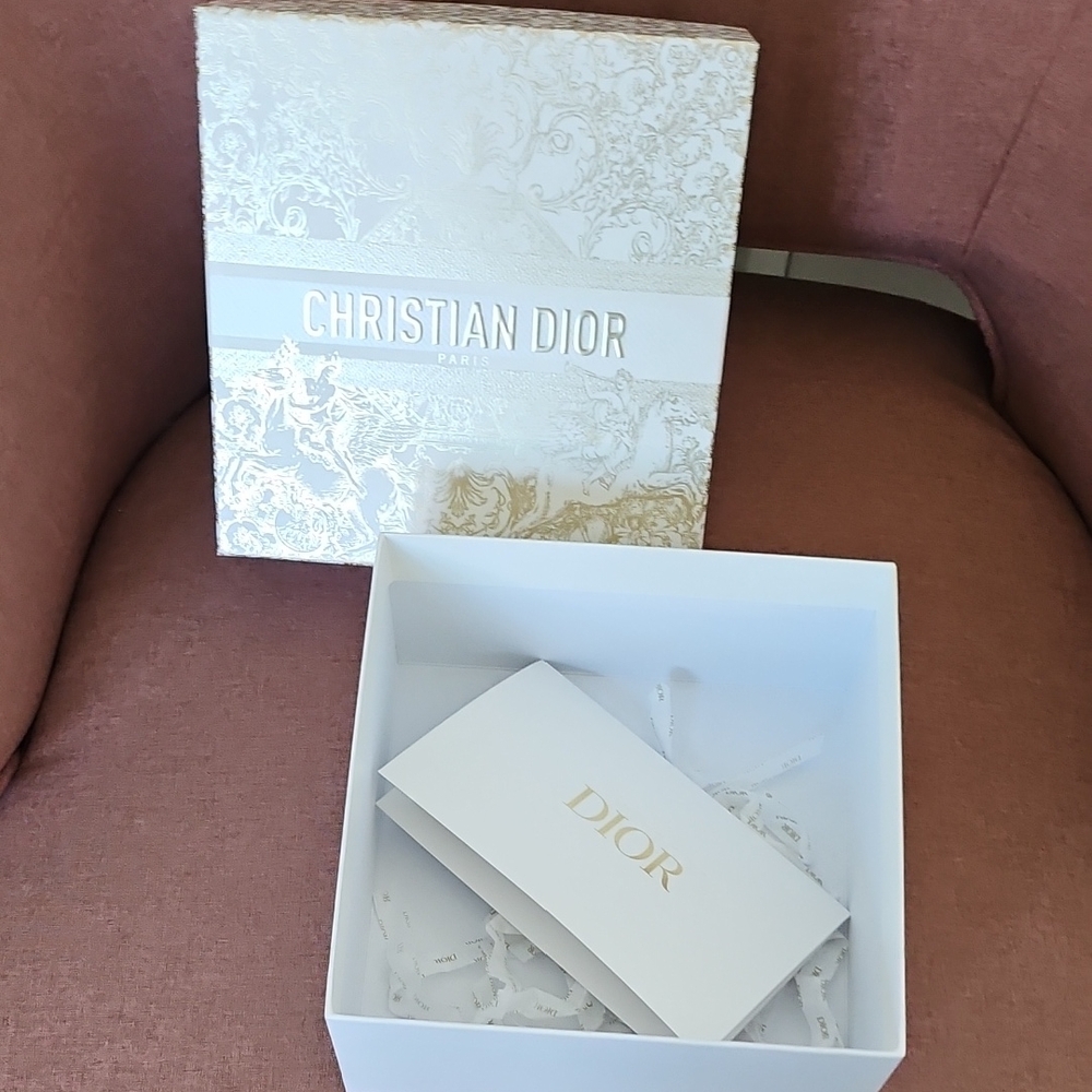 Dior White and Gold Decorative Box